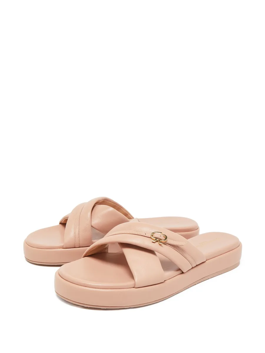 pre-owned Alima flat sandals 3