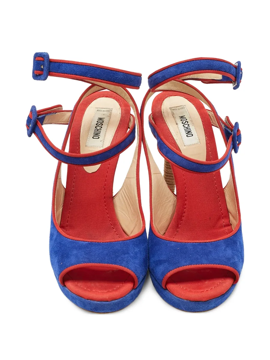 buckle suede sandals 5