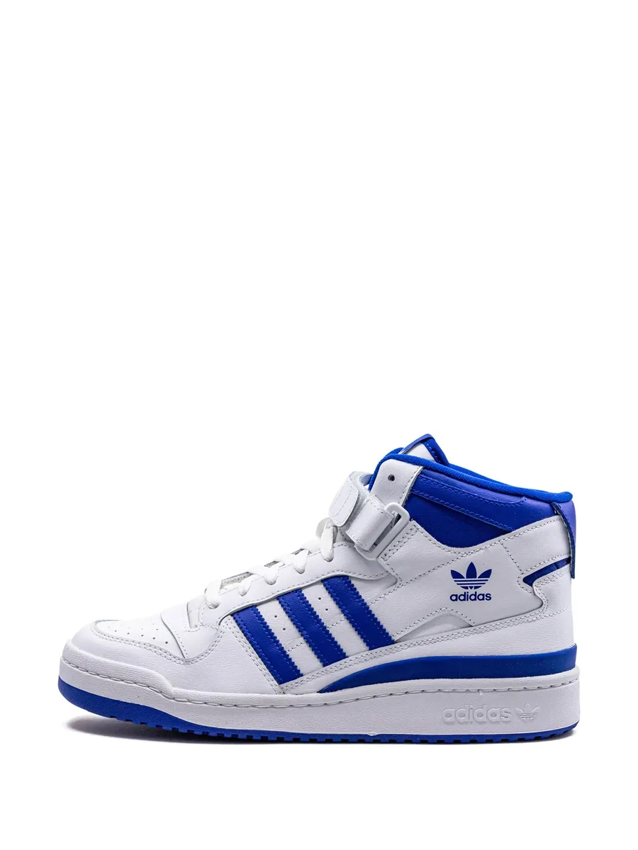 кроссовки Forum Mid White/Royal 10