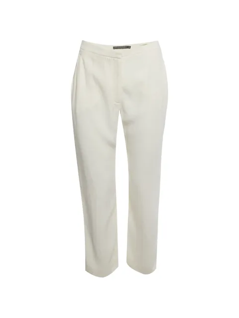 regular-fit crepe trousers