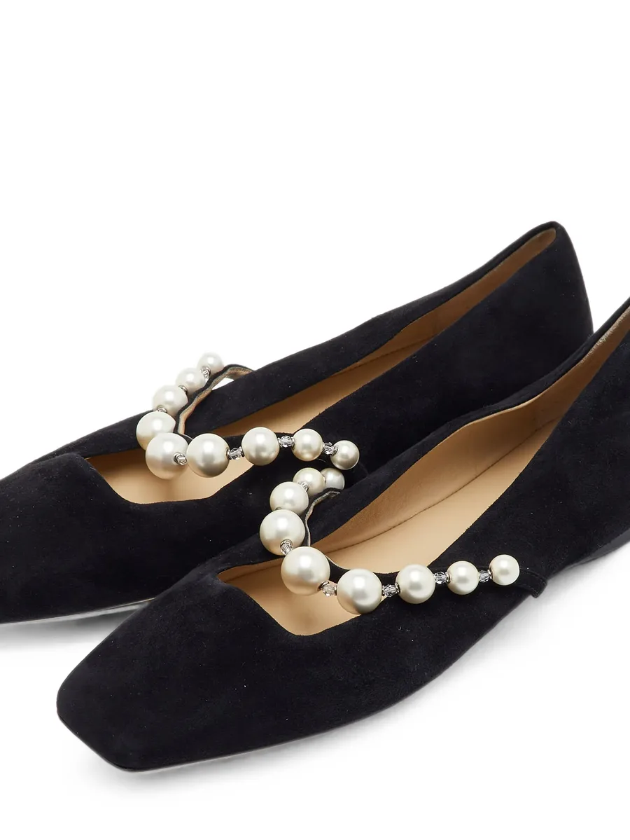 Ade pearl-embellished ballet flats 5