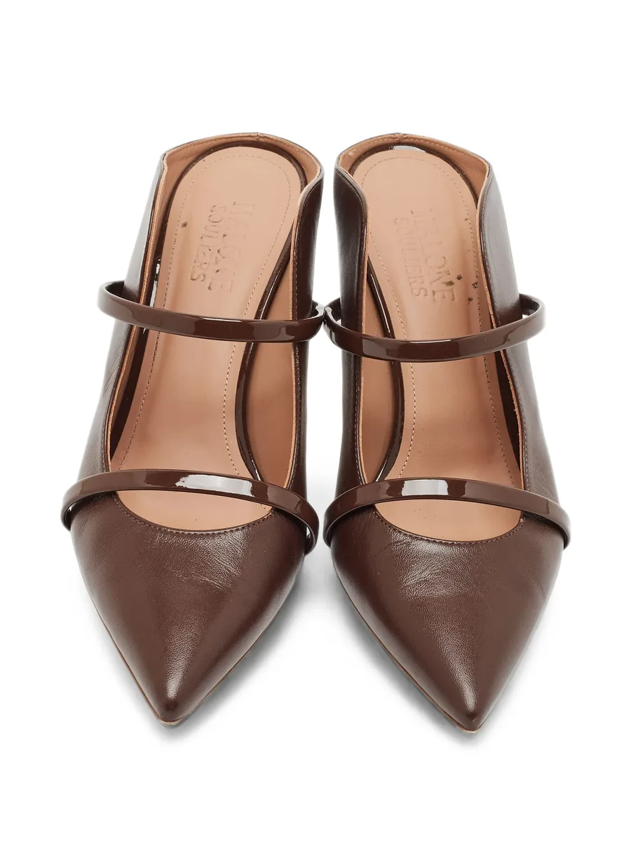 Maureen curved heeled mules 3