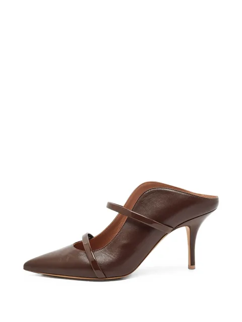 Maureen curved heeled mules