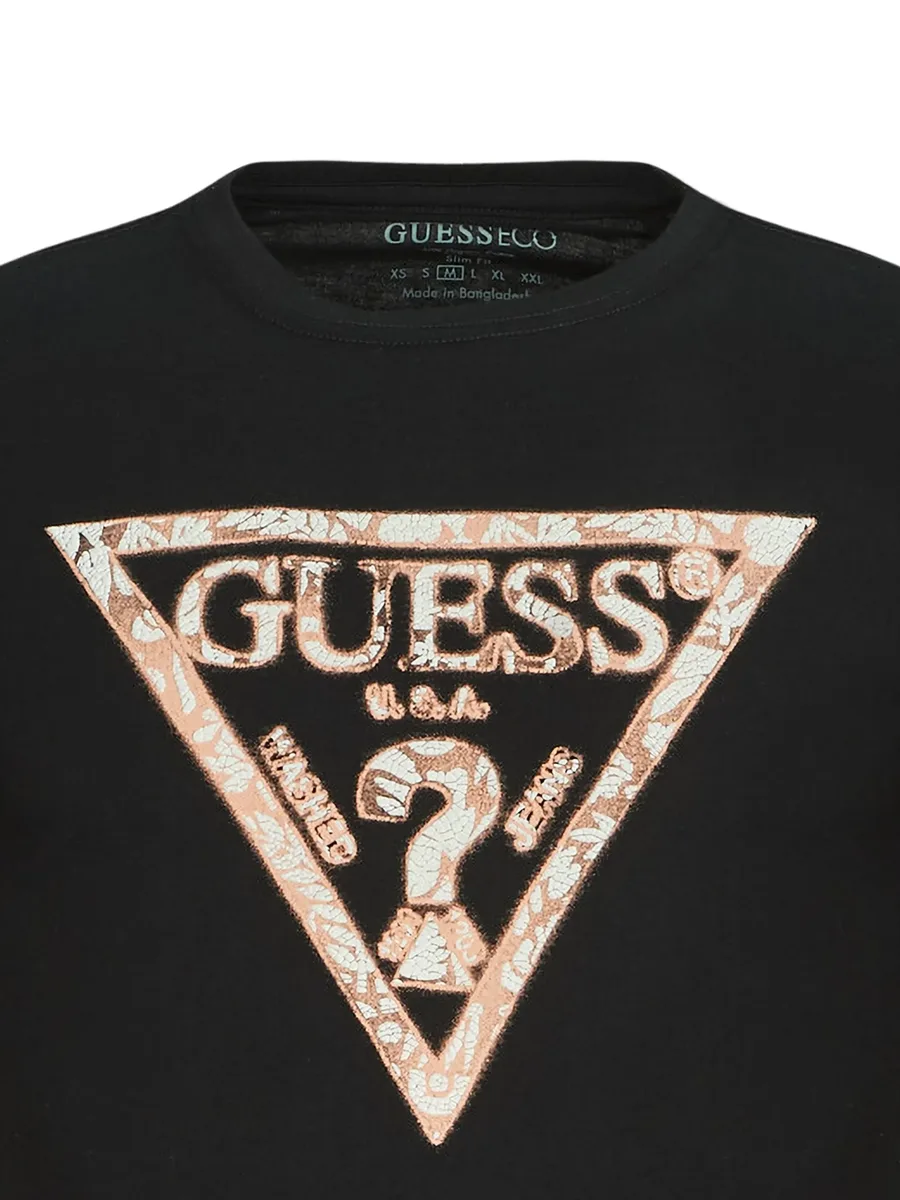 Triangle logo-print T-shirt 2