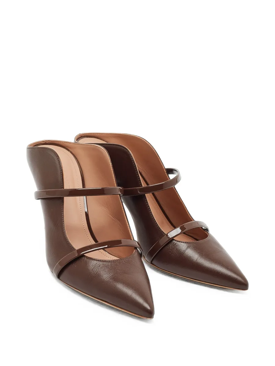 Maureen curved heeled mules 4