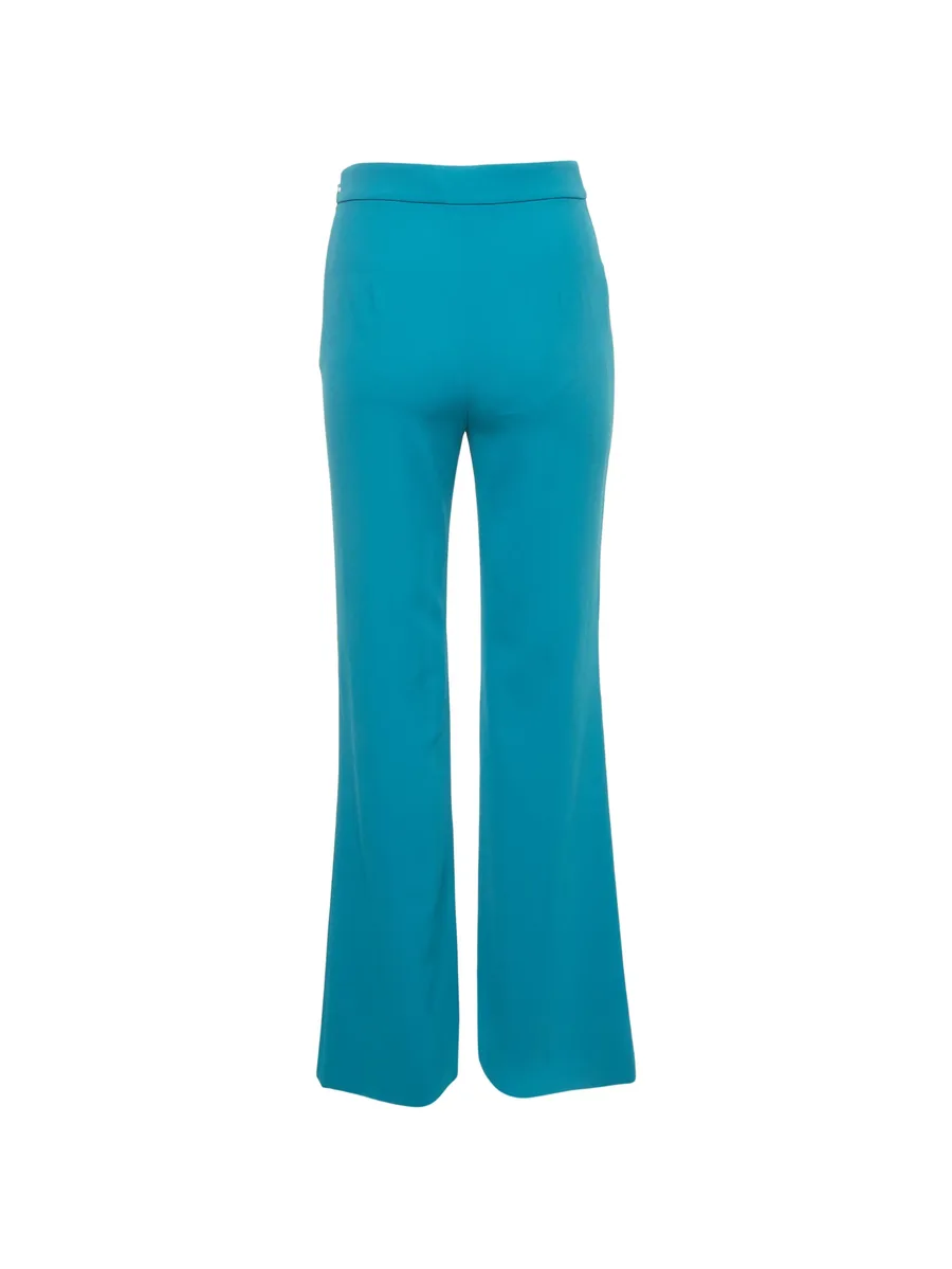 crepe flared trousers 2
