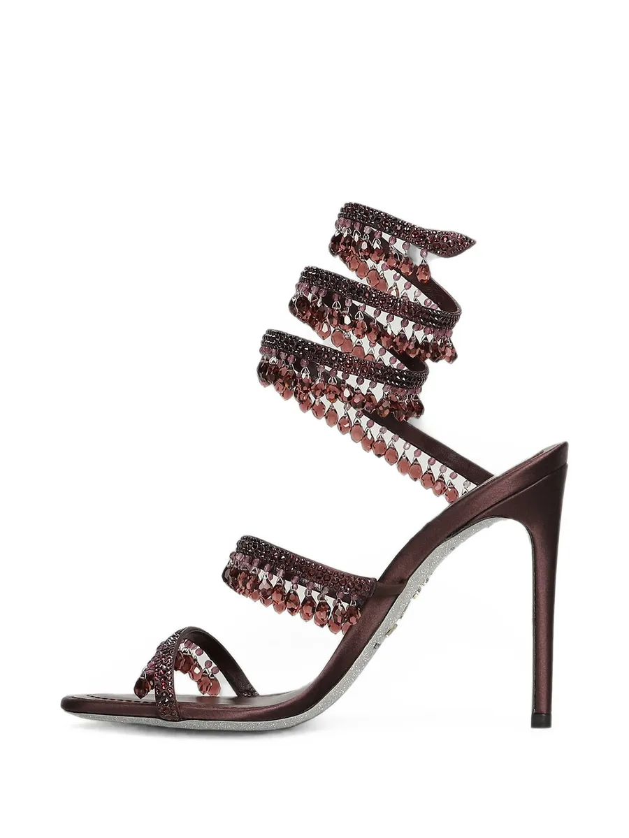 Chandelier crystal-embellished sandals 5
