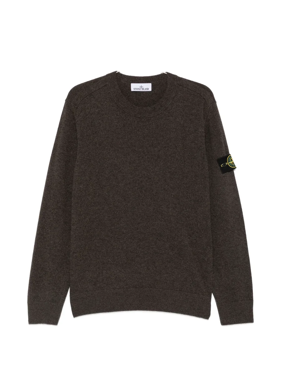 logo-patch sweater 1