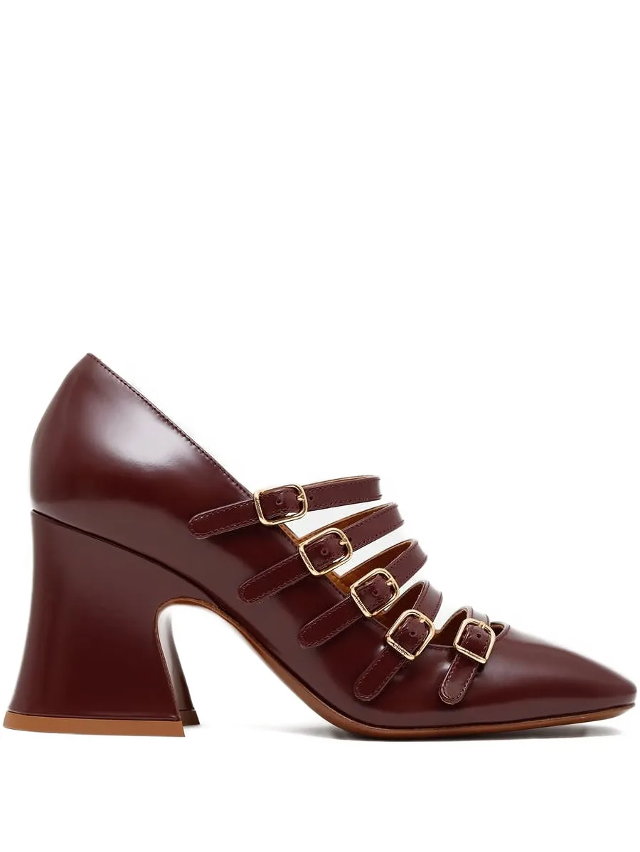 80mm Janis buckle-strap pumps 2