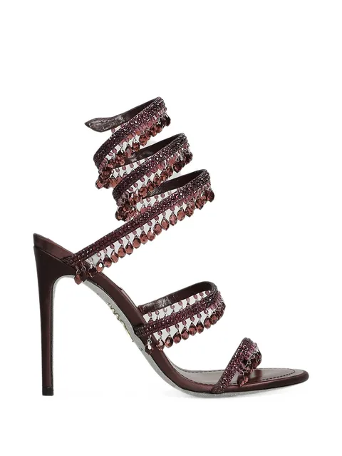 Chandelier crystal-embellished sandals