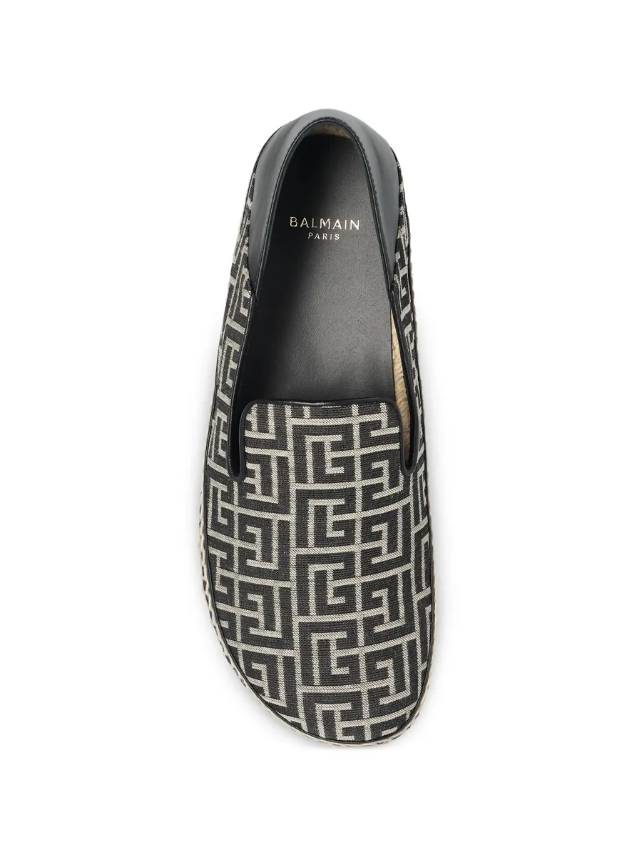 Monogram-pattern espadrille sneakers 5