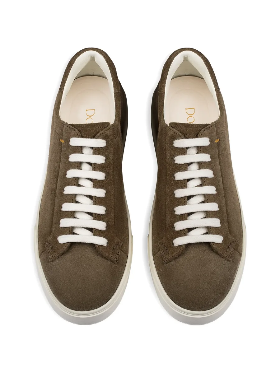 suede lace-up sneakers 6