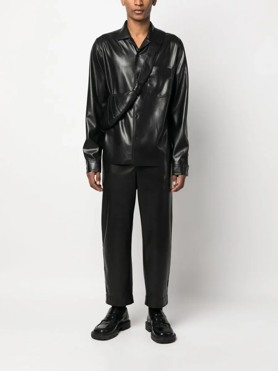 coated-finish shirt jacket 4