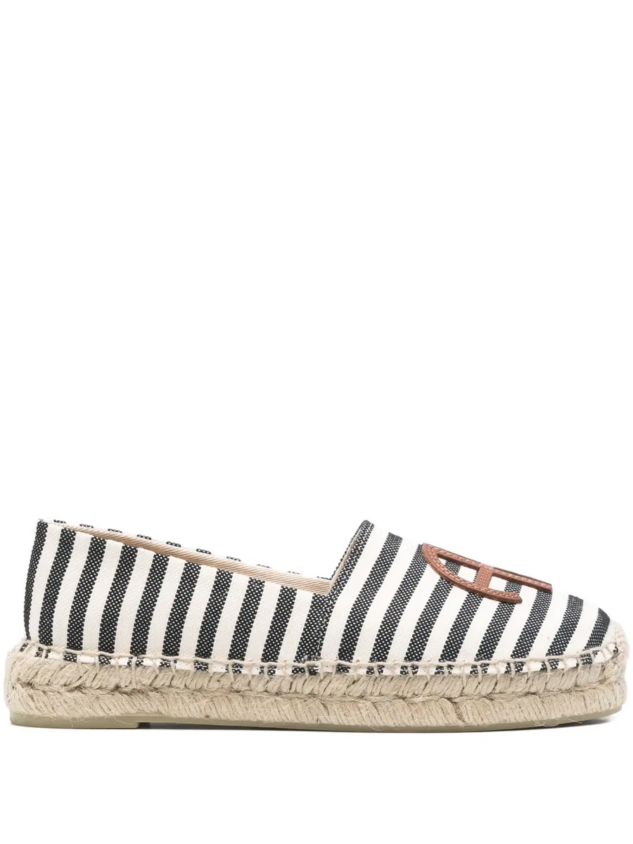 Paloma striped logo espadrilles 1