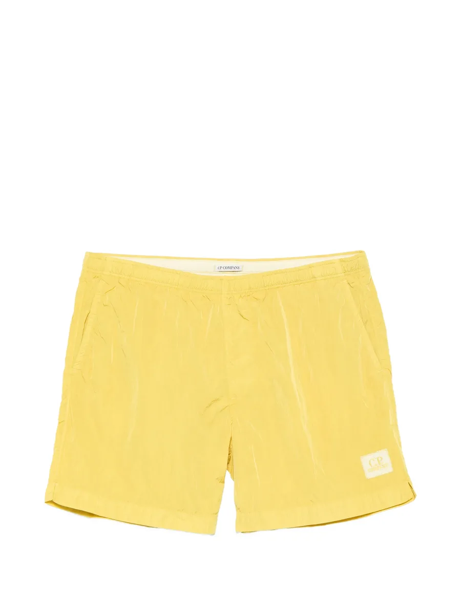 logo-patch swim shorts 1