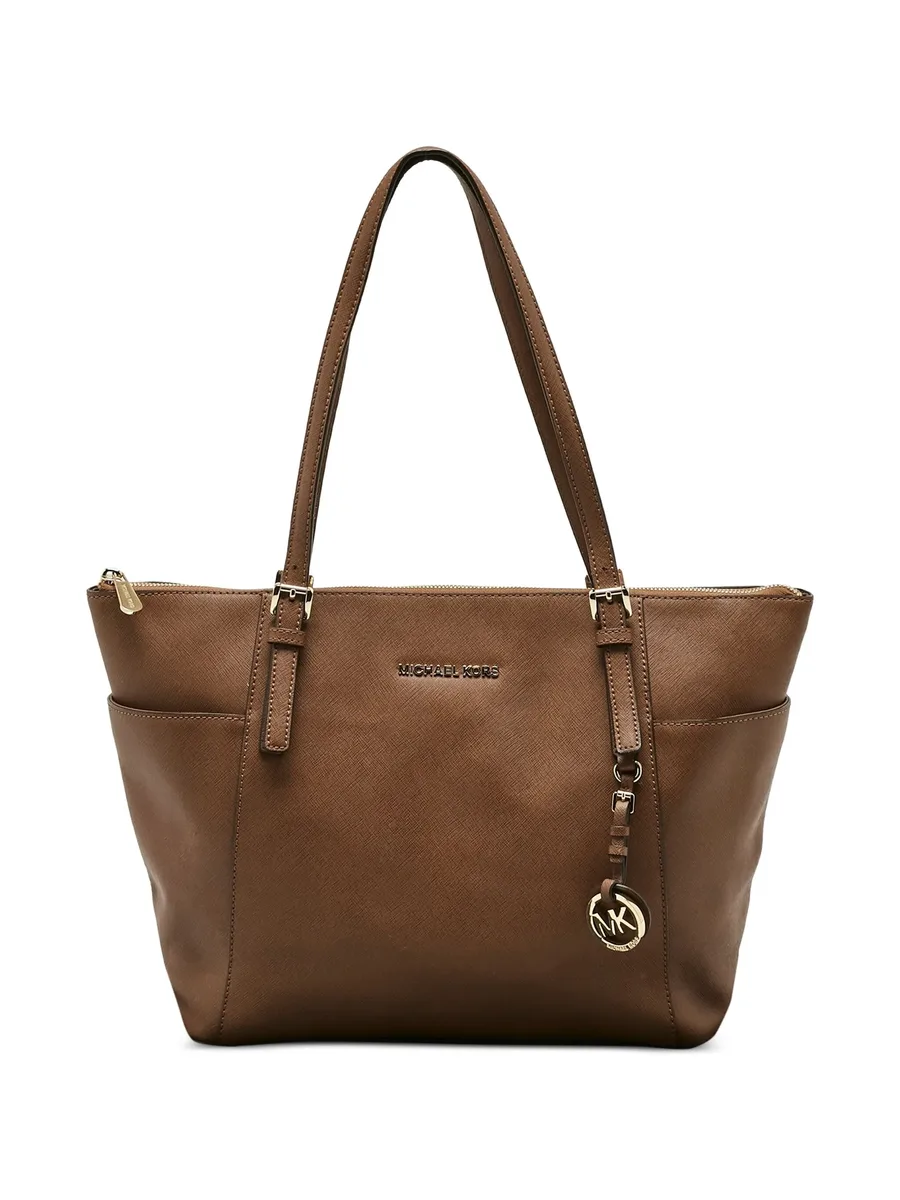 Jet Set leather tote bag 1