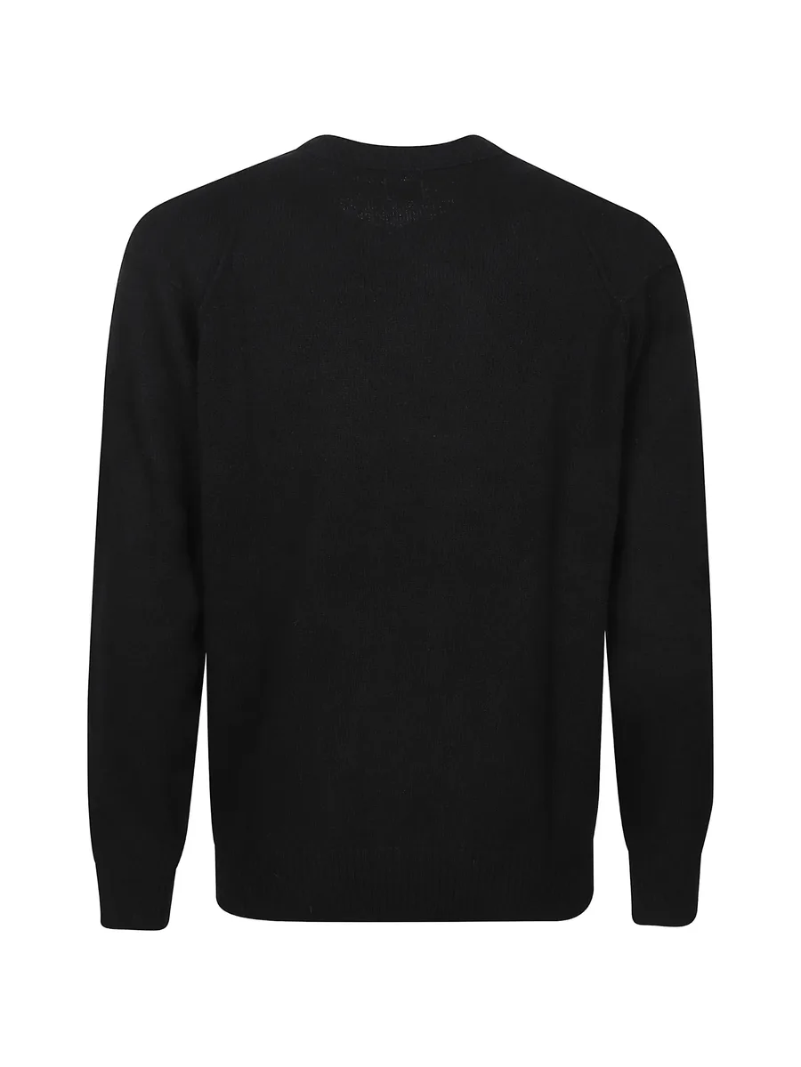 Lens-detail long-sleeve sweater 2