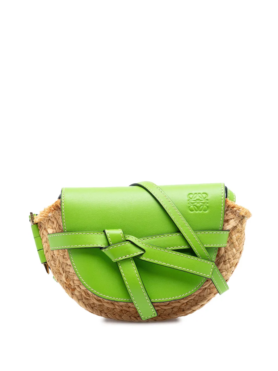 2018 Mini Raffia Gate crossbody bag 1