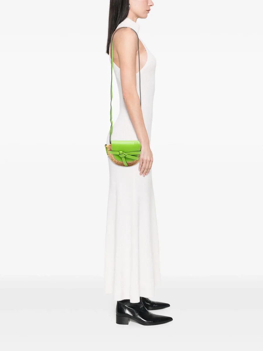 2018 Mini Raffia Gate crossbody bag 4
