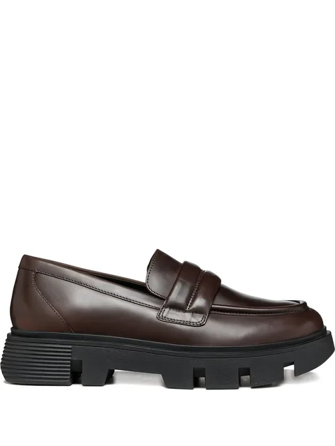 Vilde penny-strap platform loafers