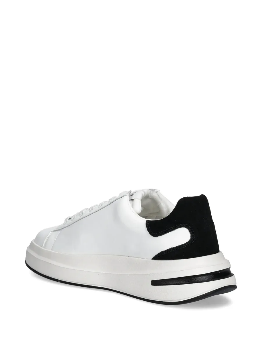 lace-up panelled sneakers 5