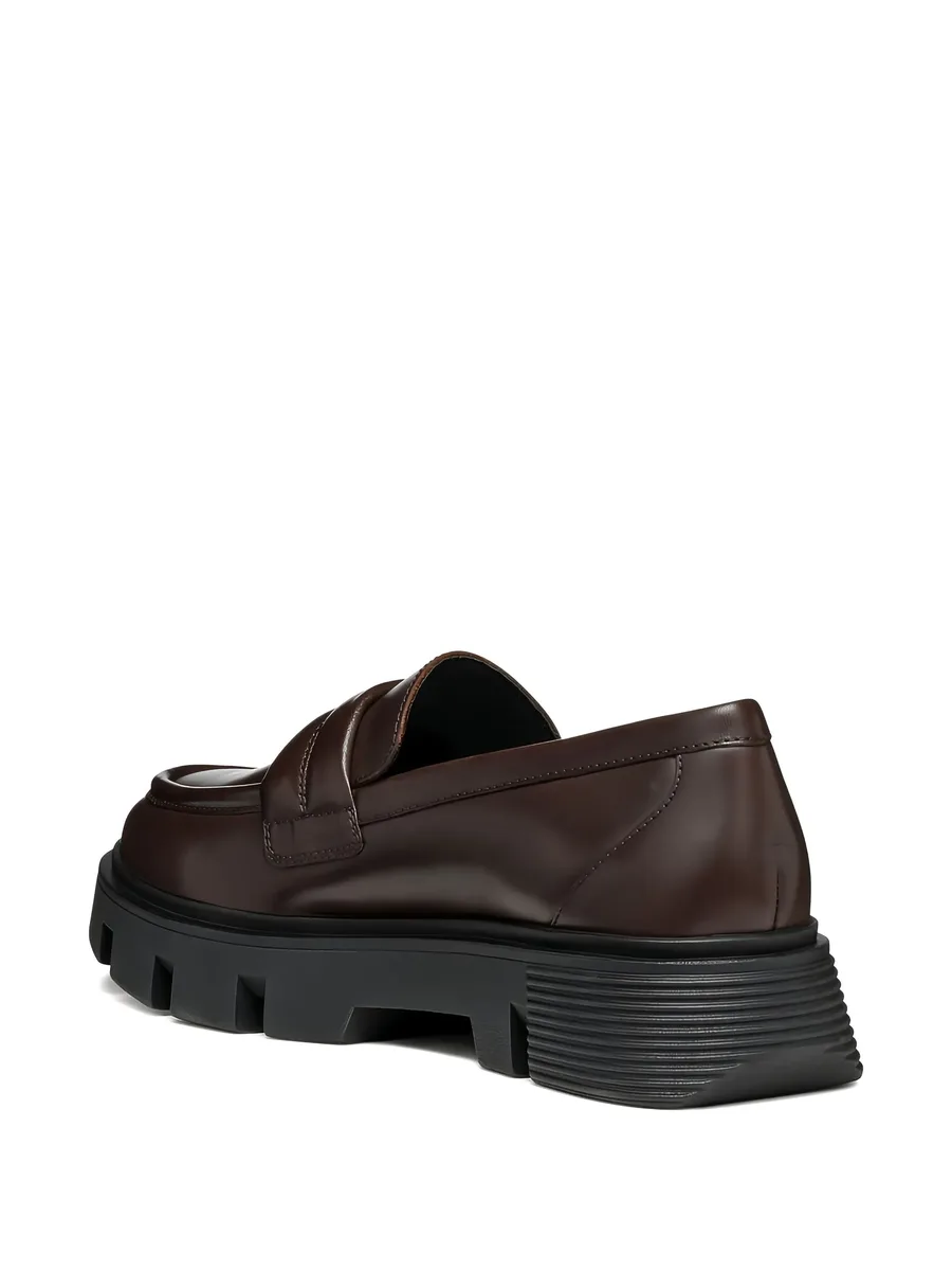 Vilde penny-strap platform loafers 6