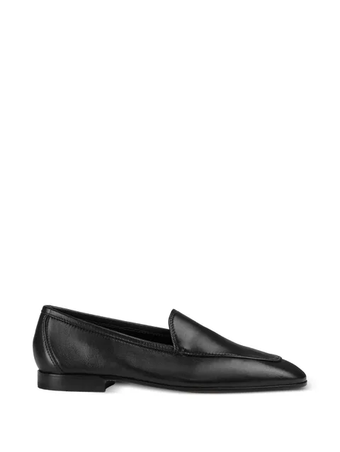 leather loafers