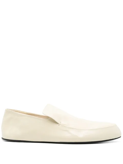 leather loafers
