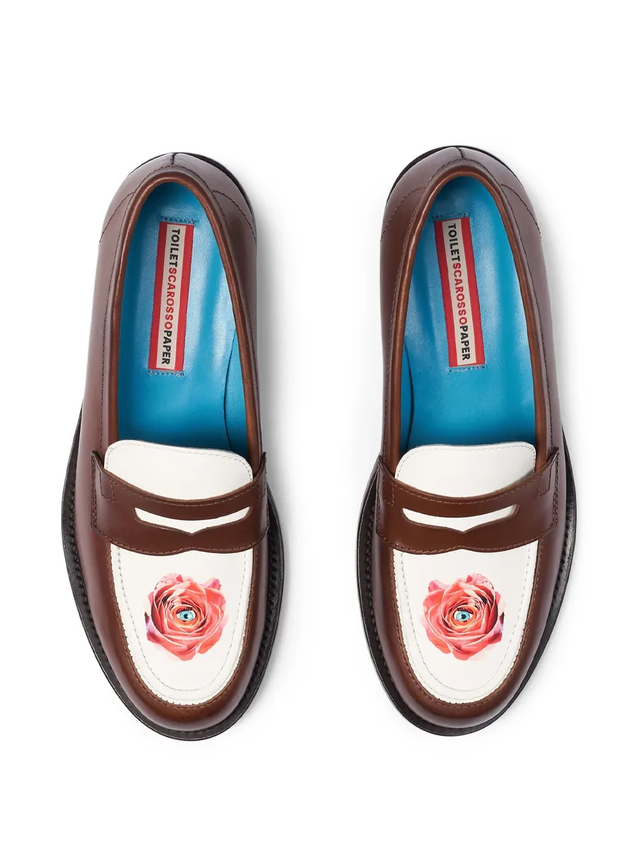 rose-embellished loafers 8