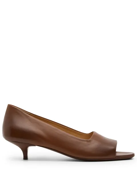 Fiuto leather pumps