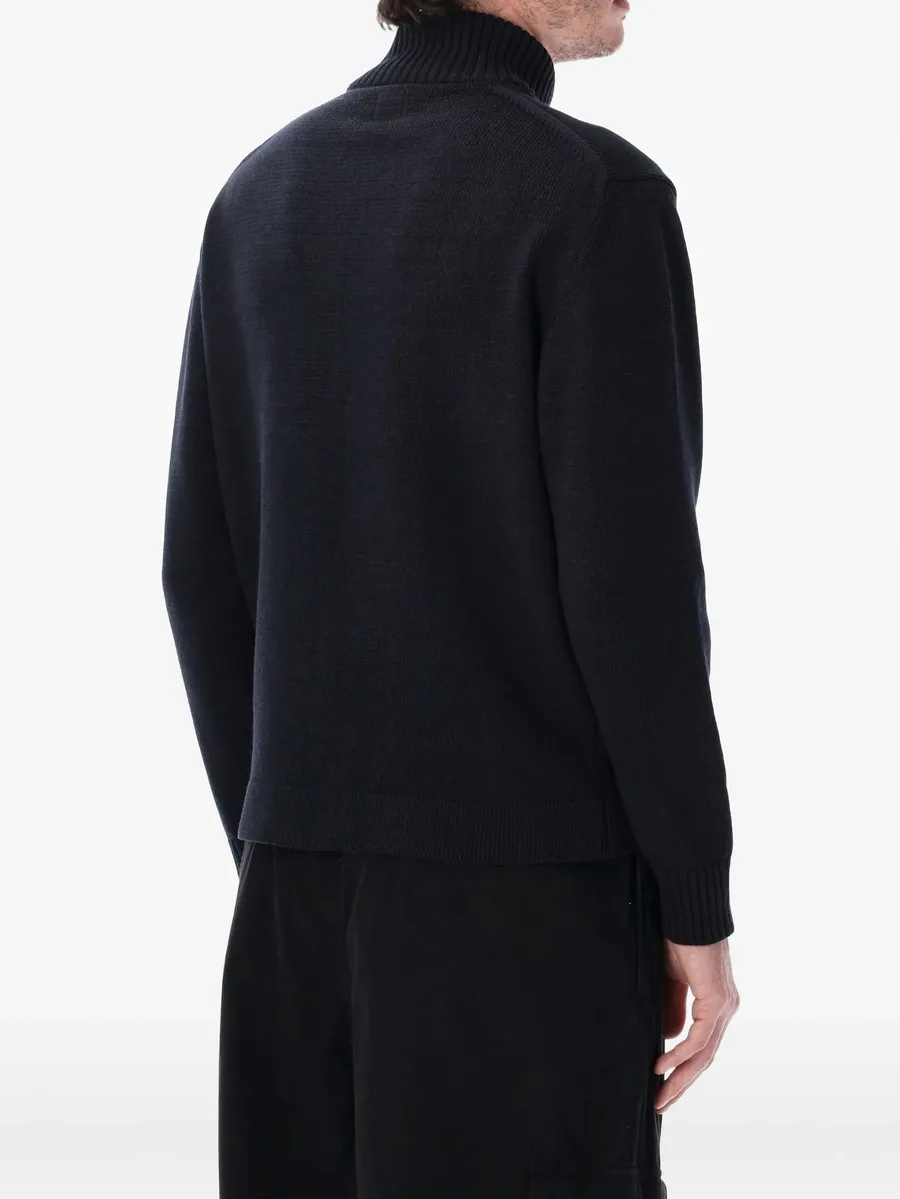 compact cotton zipped cardigan 5