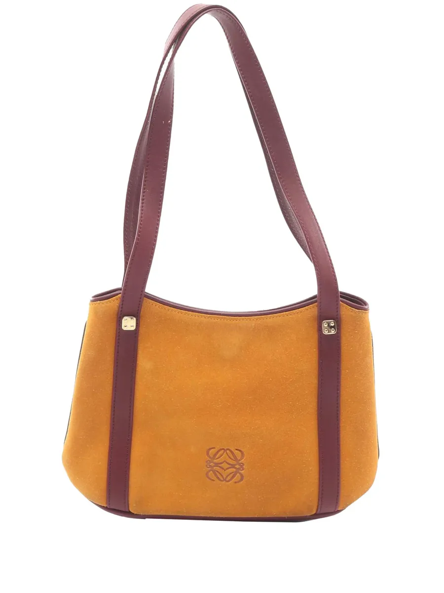 2010-2026 Anagram Suede and Calfskin shoulder bag 2
