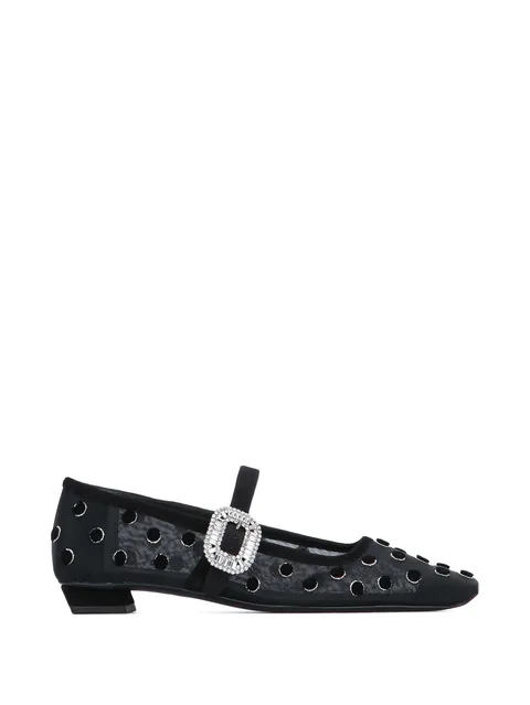 Belle Vivier polka dot mary janes