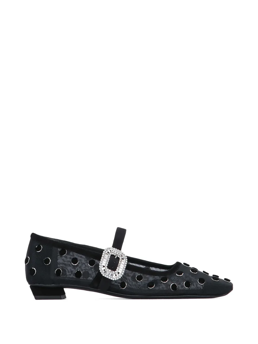 Belle Vivier polka dot mary janes 2