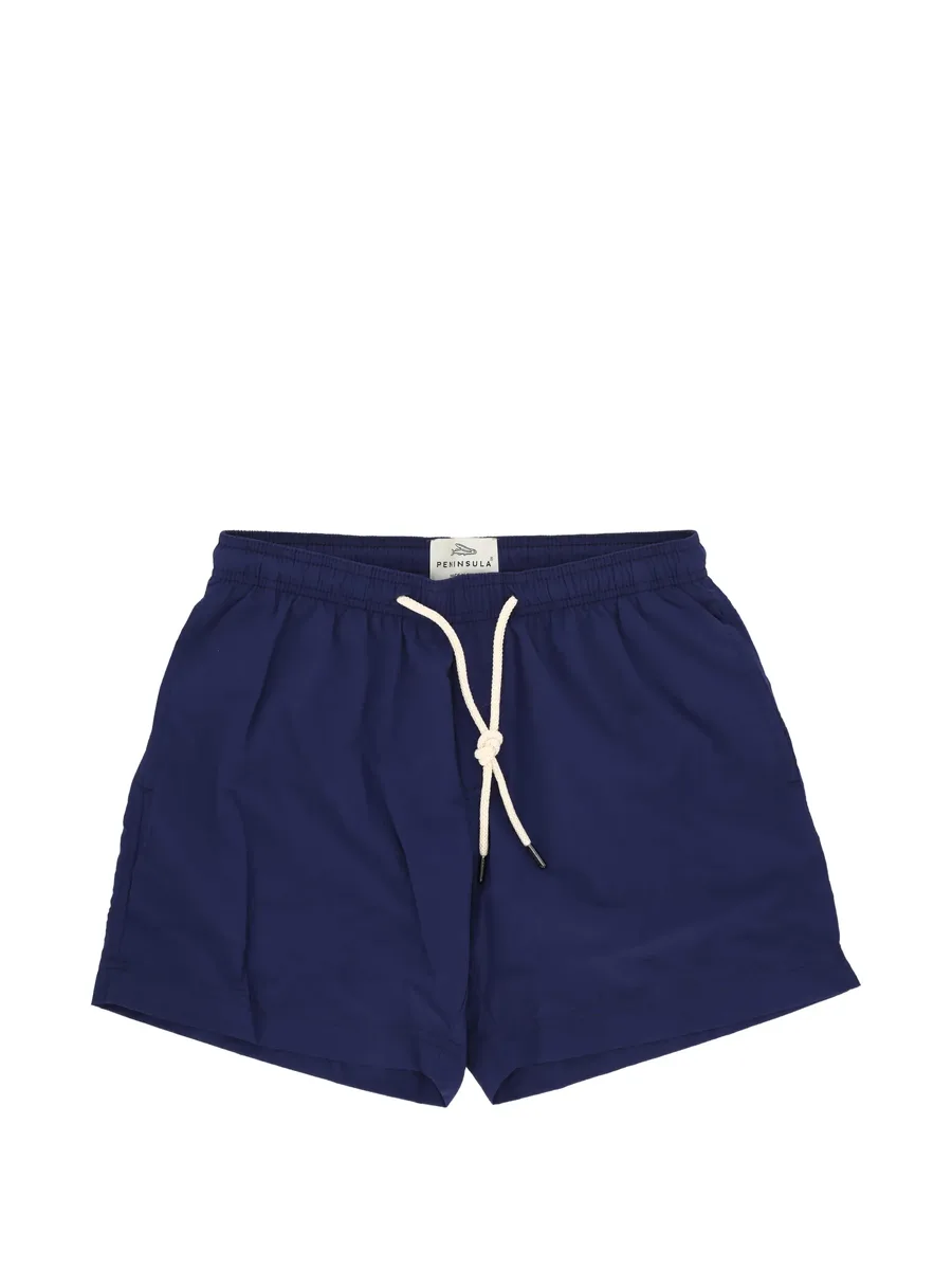 drawstring-waist swim shorts 1