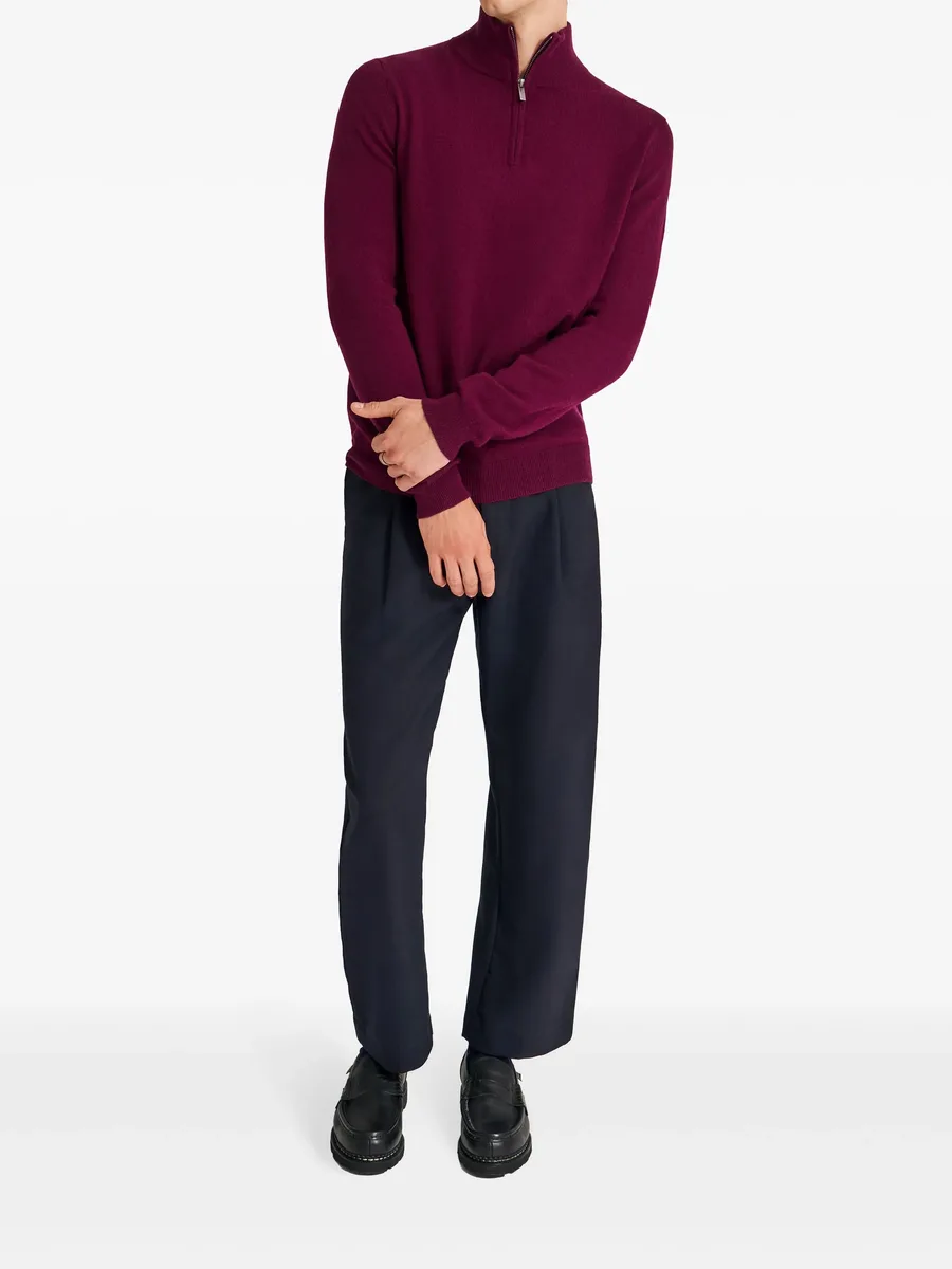 zip-up cashmere jumper 3