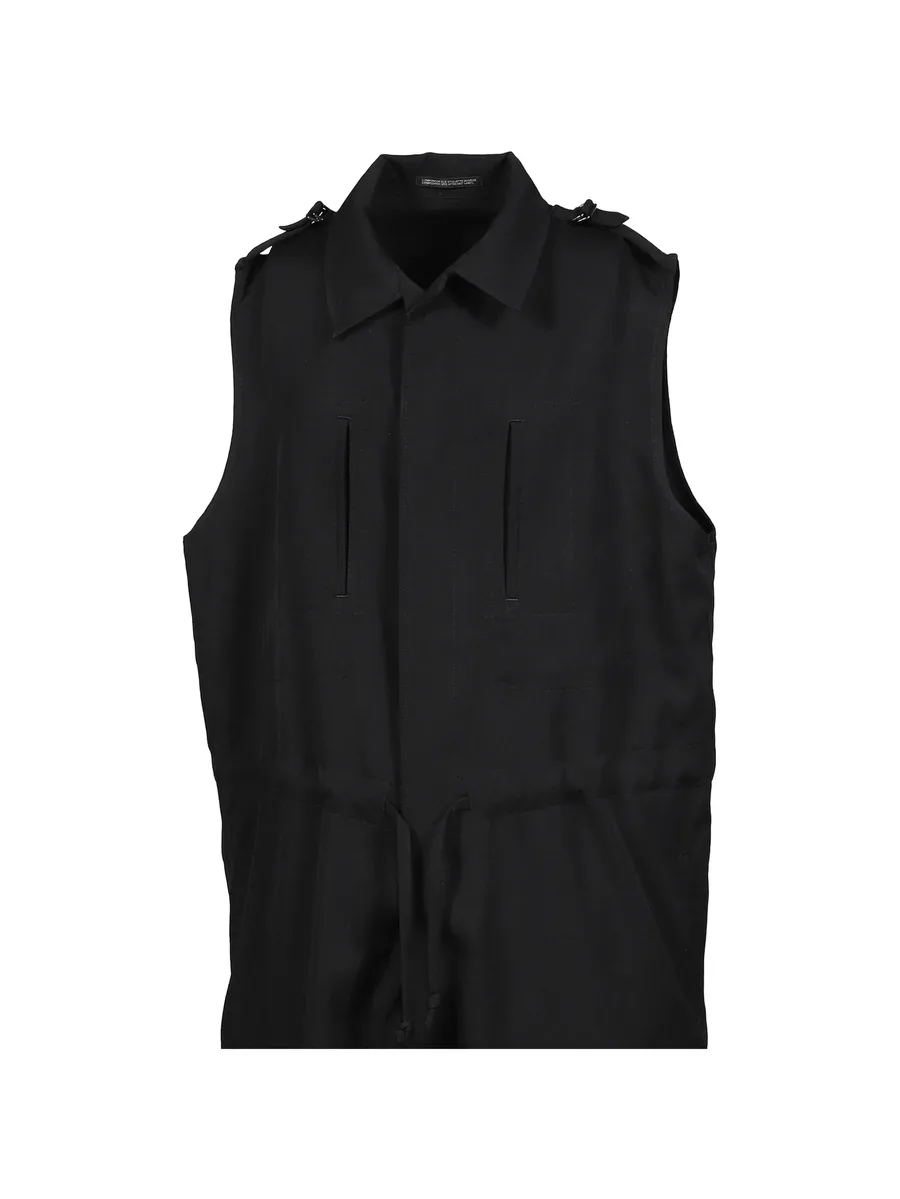 epaulette-detail wool jumpsuit 4