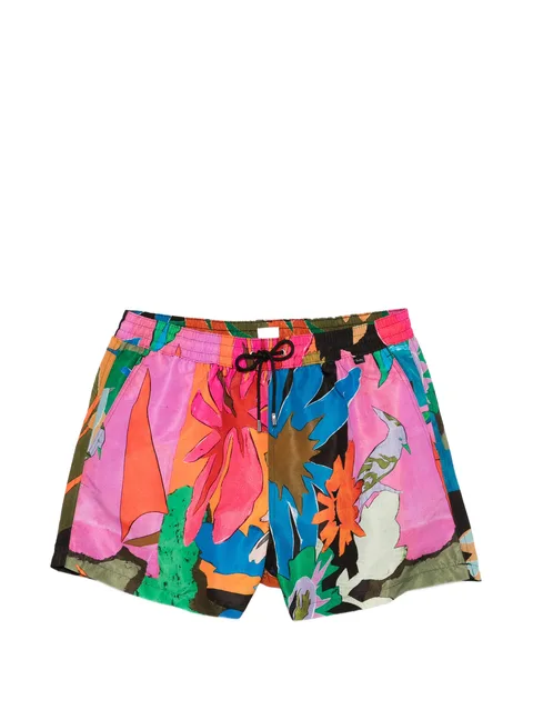 floral print swim shorts