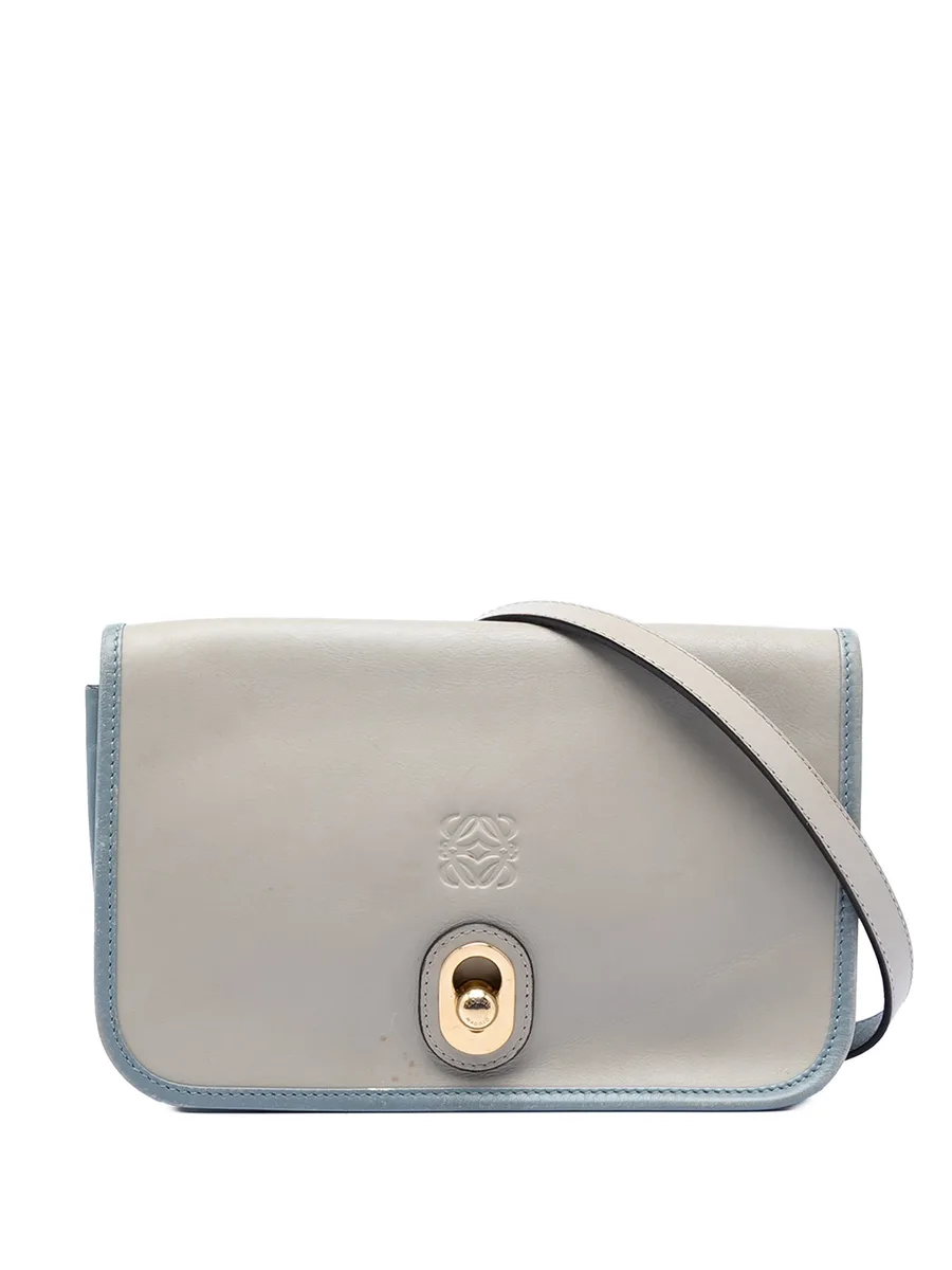 сумка через плечо Bicolor Leather Anagram Ines Flap (2014 год) 1