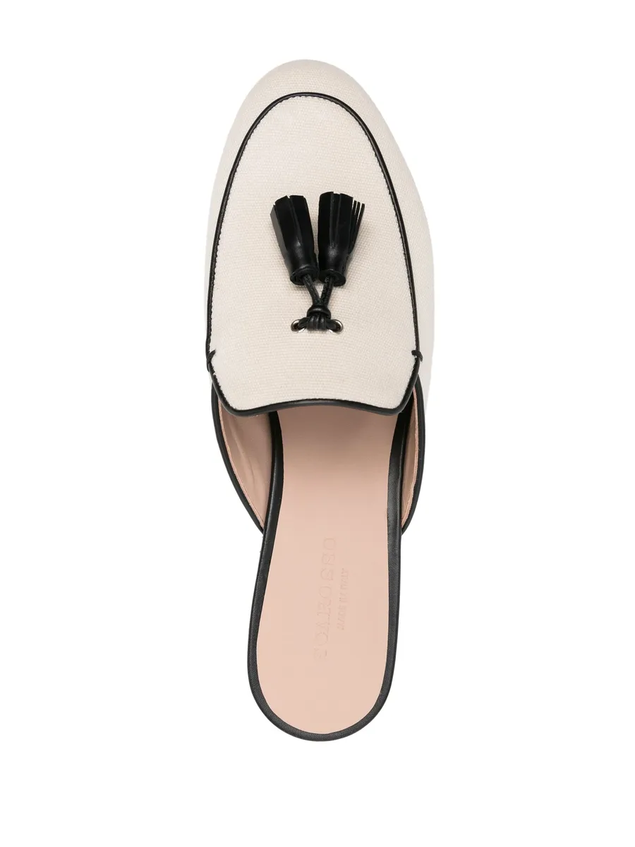мюли Giorgina из канваса 8