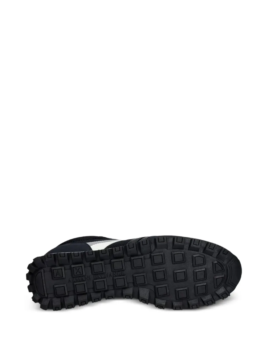 logo-print panelled sneakers 10