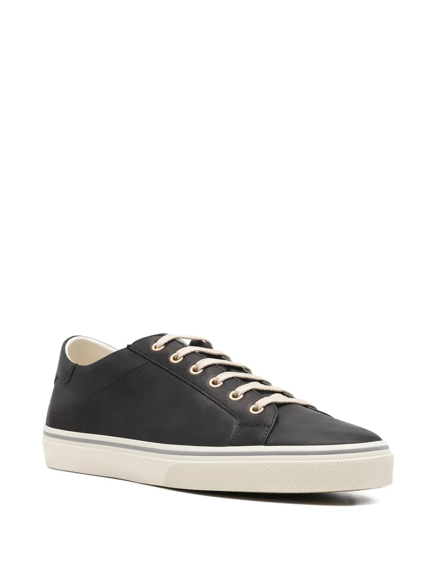 metallic-eyelet lace-up sneakers 3