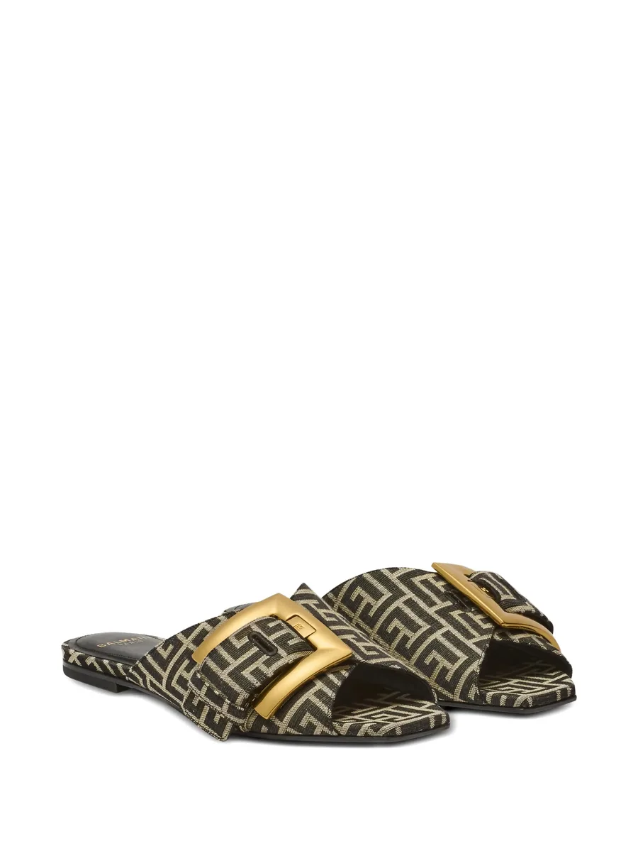 Anthem monogram-pattern sandals 3
