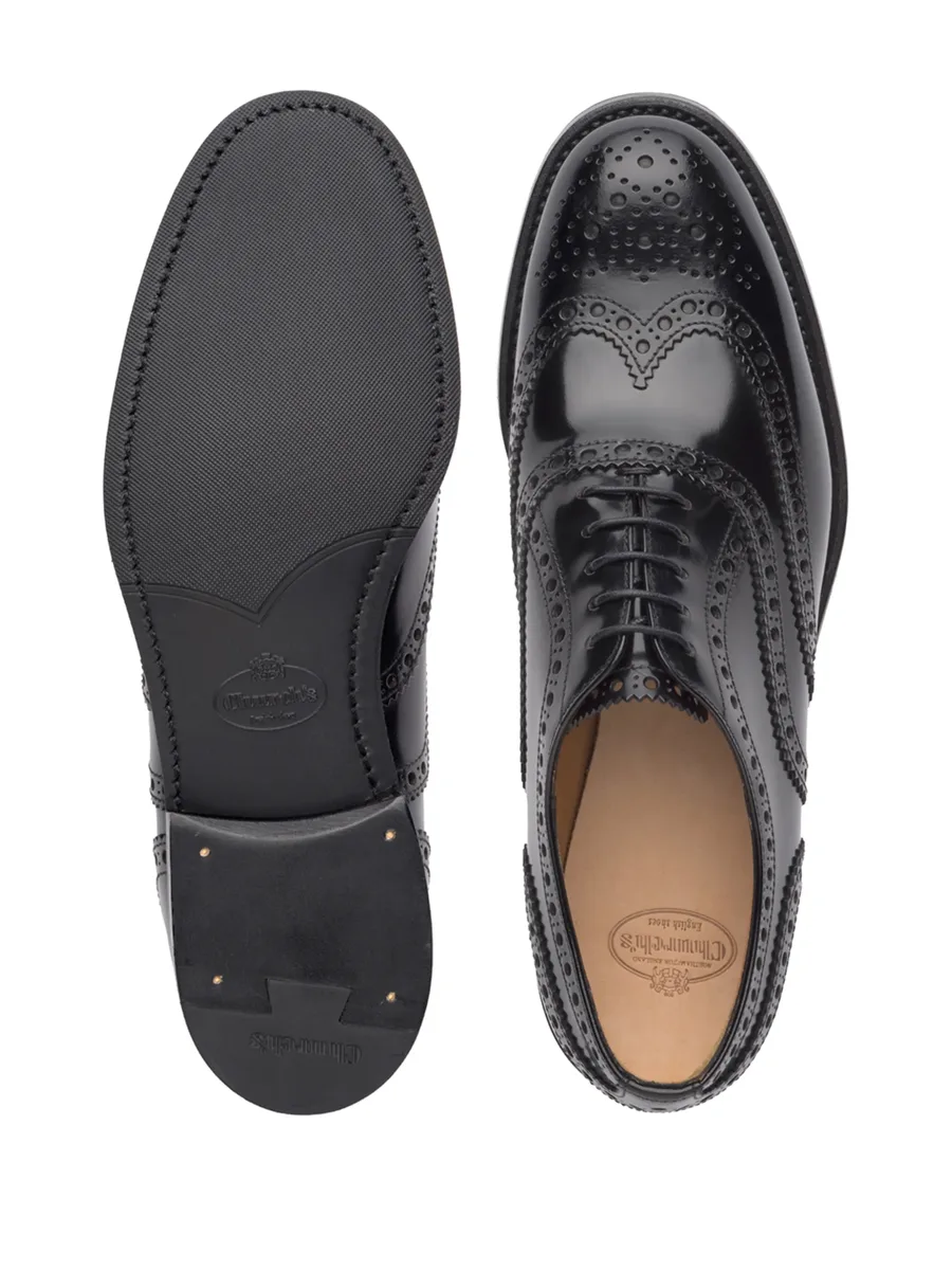 Burwood leather brogues 5