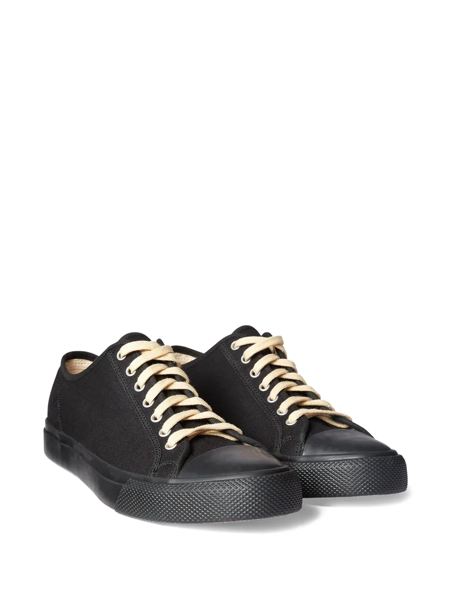 canvas lace-up sneakers 3