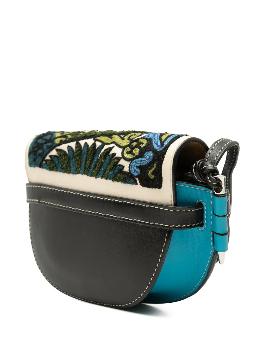 сумка через плечо William De Morgan Mini Embroidered Leather Floral Gate (2019 год) 5