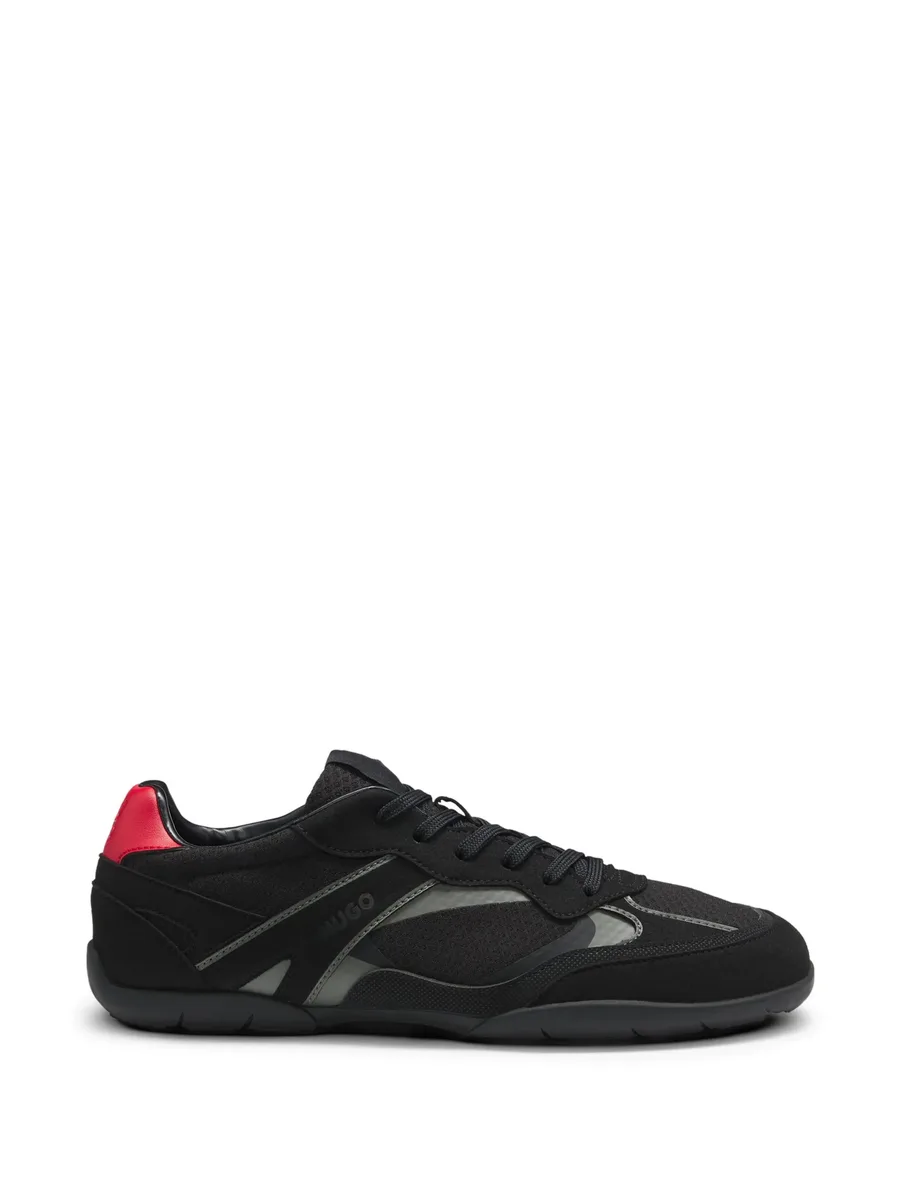 mesh-panelled sneakers 1
