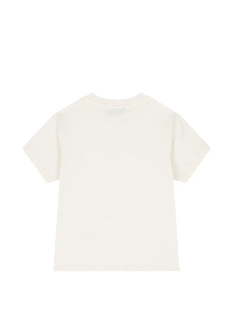 zigzag-patch embroidered-logo T-shirt 2