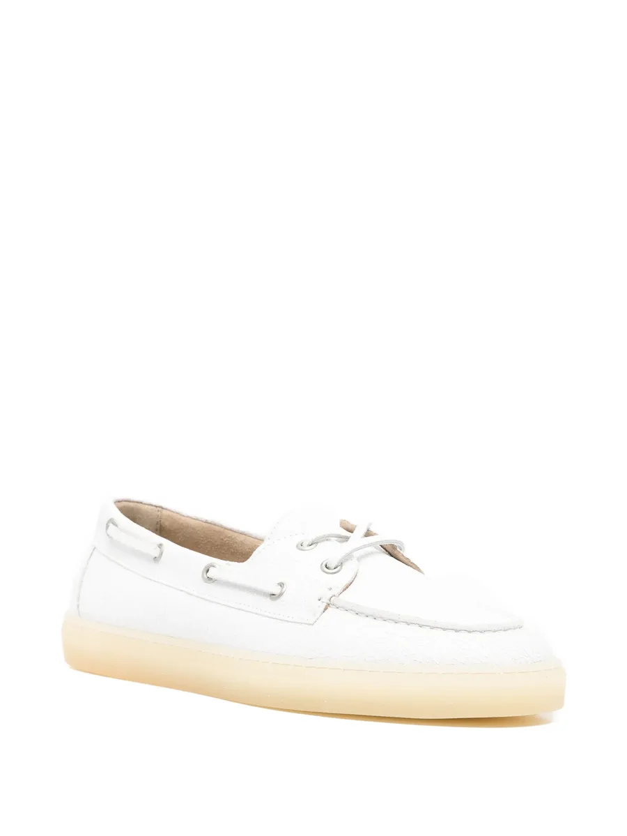 tie-fastening leather loafers 4
