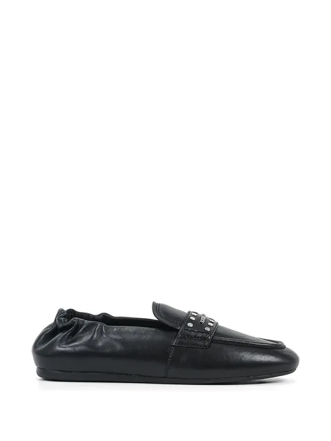 studded loafers
